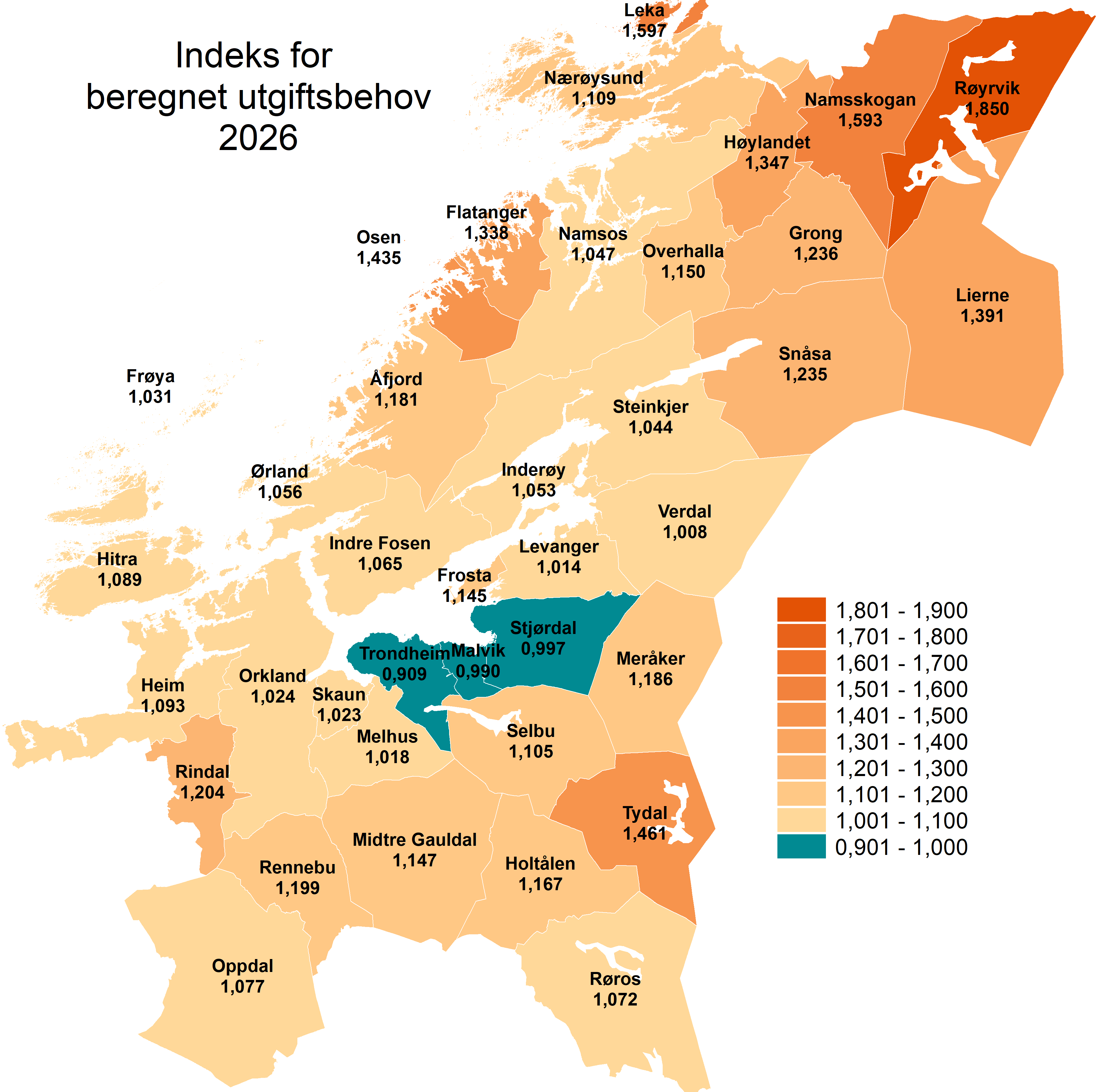 Indeks for berekna utgiftsbehov 2026