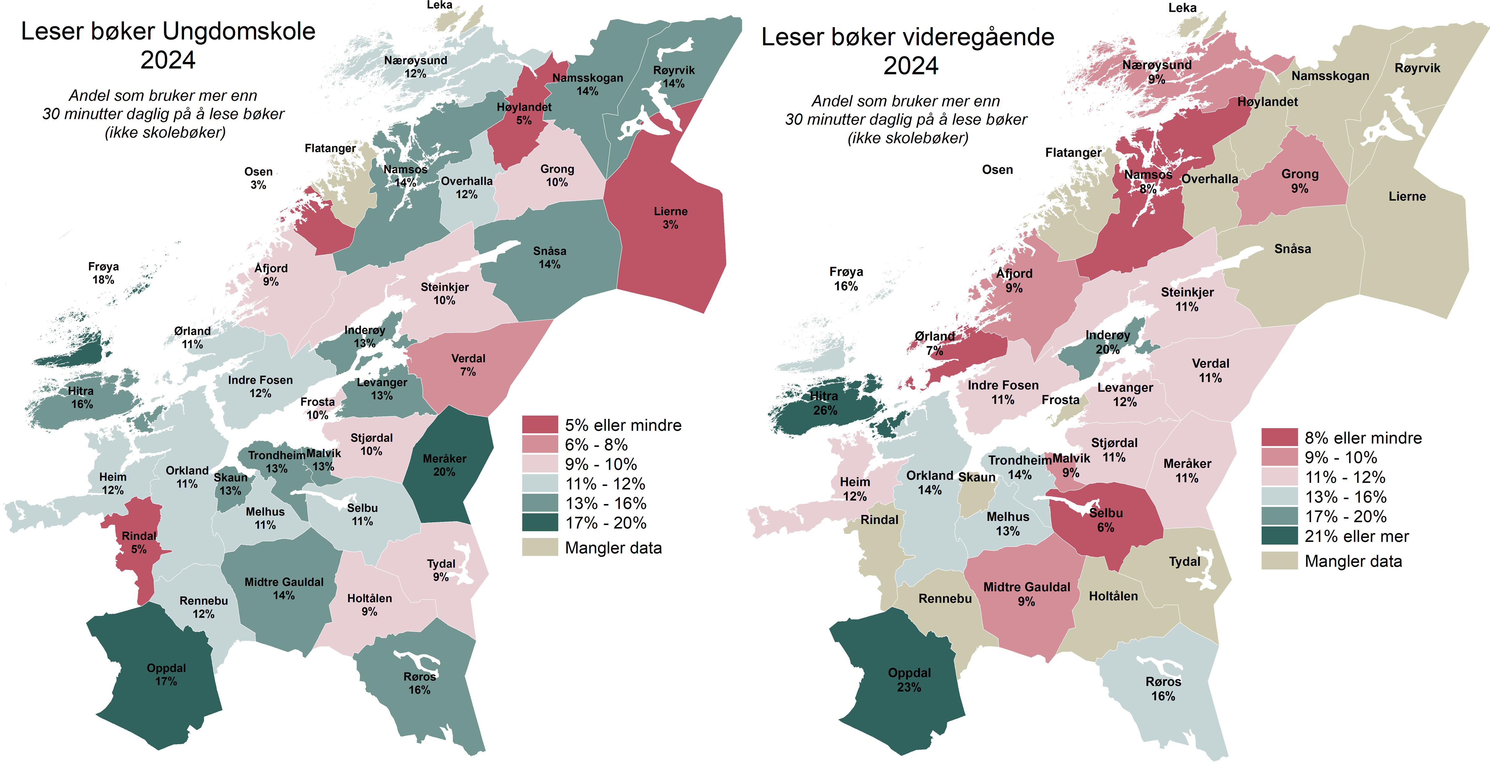 Kart: Kommunale forskjeller