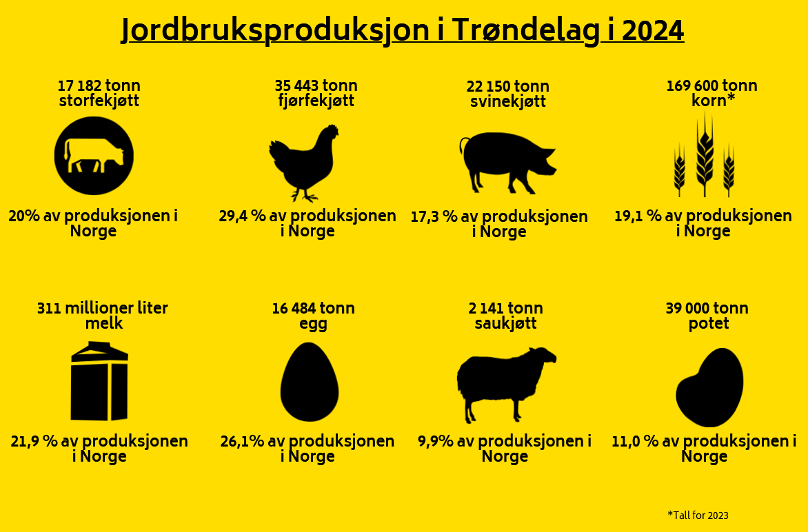 jordbruk Trøndelag 2024