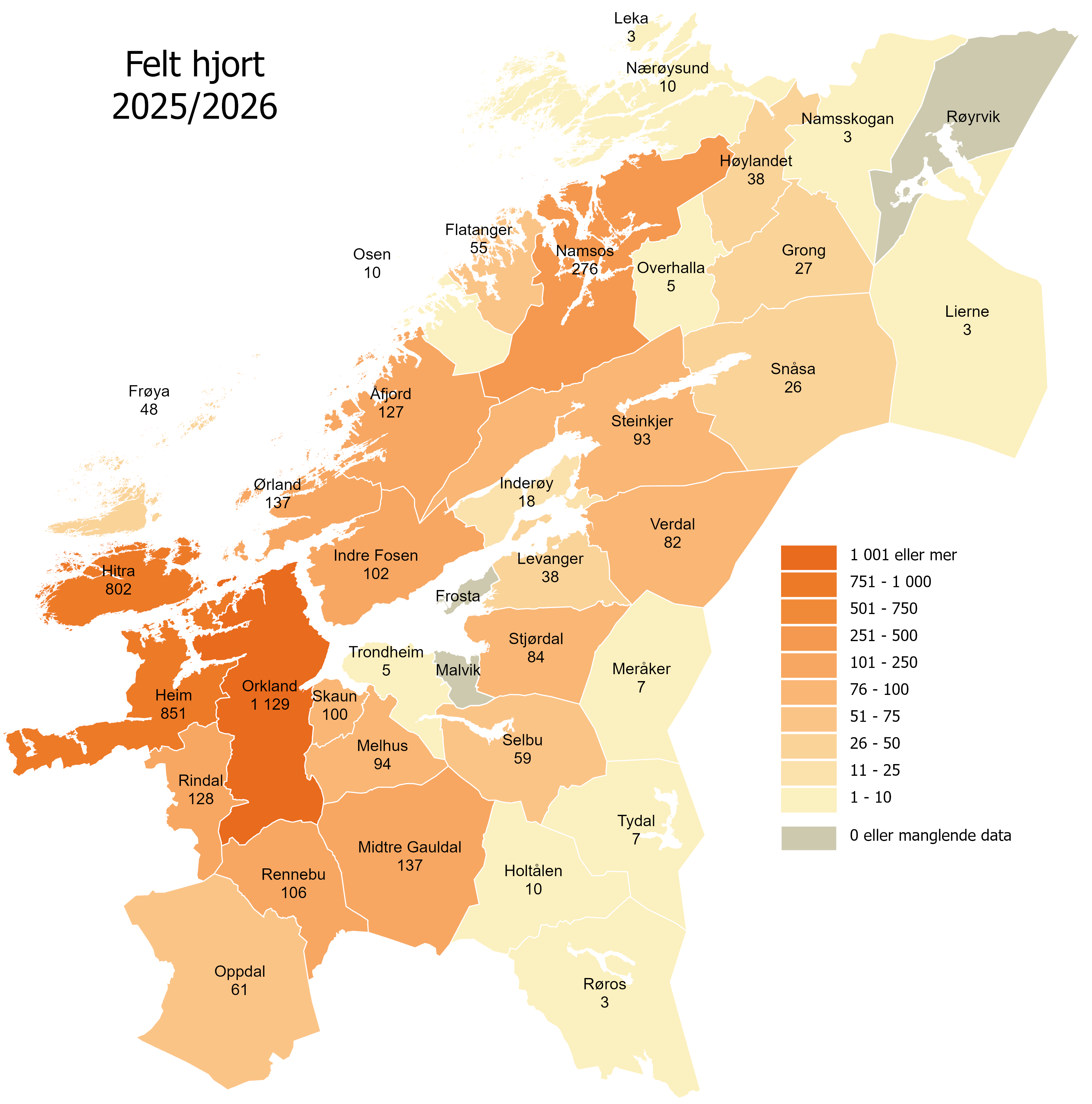 hjortejakt 2025-2026